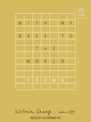 cover image of With My Back to the World